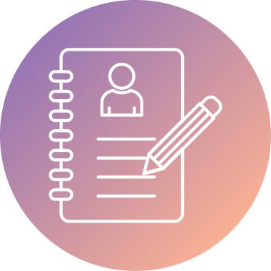 işletme ve eğitim çizgisi vektör simgesi.