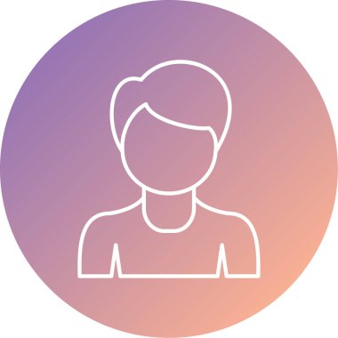 avatar simgesi vektör illüstrasyonu