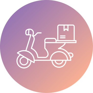 servis vektör simgesi modern basit illüstrasyon