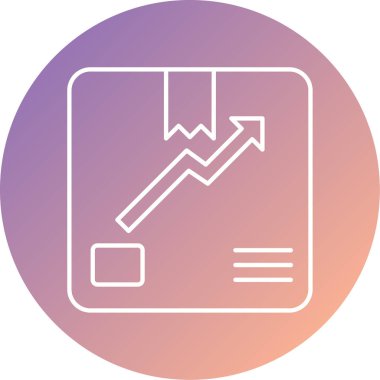 güzel iş grafiği vektör simgesi