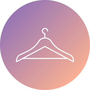 askı simgesi vektör illüstrasyonu