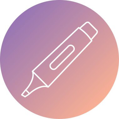 kalem simgesi vektör illüstrasyonu