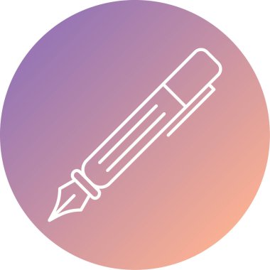 kalem vektör simgesi modern basit tasarım