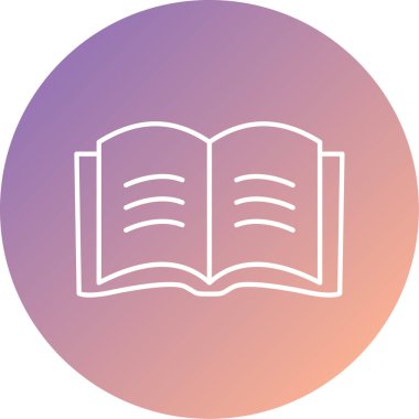 kitap simgesi vektör illüstrasyonu