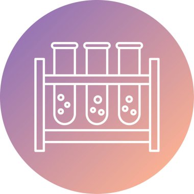 laboratuvar simgesi vektör illüstrasyonu