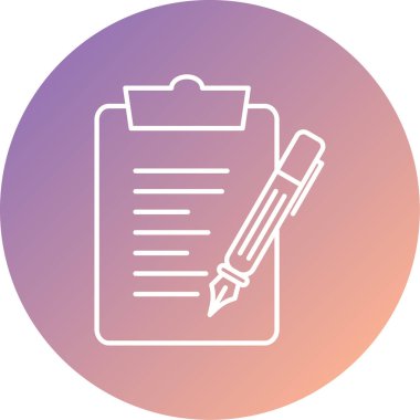 Vektör belgesi Simge illüstrasyonu