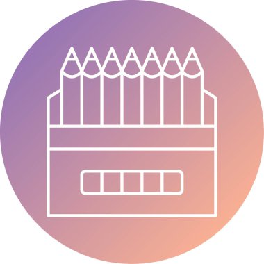 Kalem simgesinin vektör illüstrasyonu