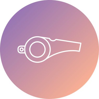 düdük vektör simgesi modern basit illüstrasyon