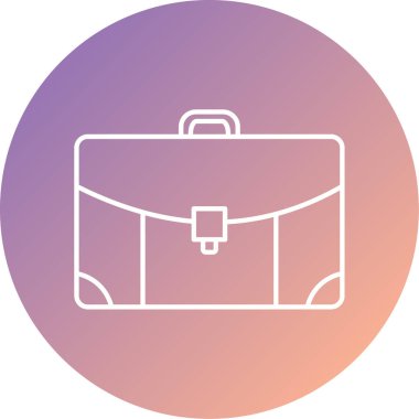 evrak çantası ikonu vektör illüstrasyonu