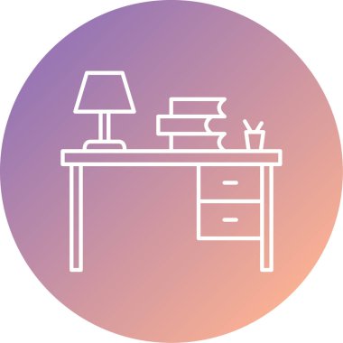 tablo lambası vektör illüstrasyonu