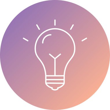 Vektör Ampul Simgesi illüstrasyonu