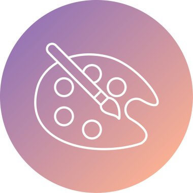 Benzersiz palet kabartma vektör simgesi