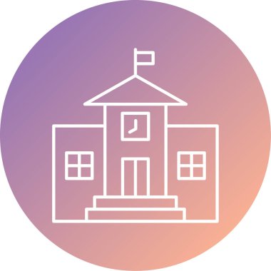 Modern eğitim ikonunun vektör illüstrasyonu