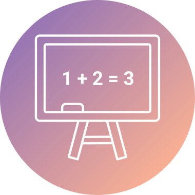 okul yönetim kurulu simgesi vektör illüstrasyonu