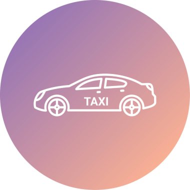 araba vektör simgesi modern basit illüstrasyon