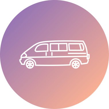 araba vektör simgesi modern basit illüstrasyon