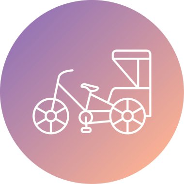 bisiklet ikonu vektör illüstrasyonu