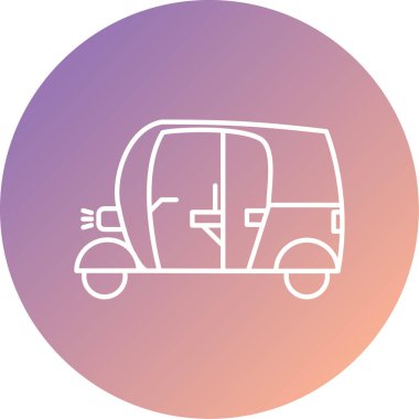 araba vektör simgesi modern illüstrasyon