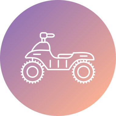 motosiklet vektör simgesi modern illüstrasyon