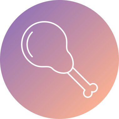 tavuk vektör simgesi modern illüstrasyon