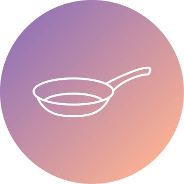 kızartma tavası çizimi, modern simge