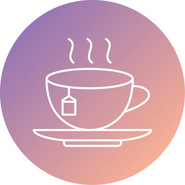 Bardak. Web simgesi basit tasarım