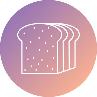 Eşsiz Gıda Vektörü Kabartma Simgesi