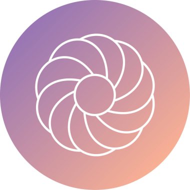 güzel çiçek vektör simgesi