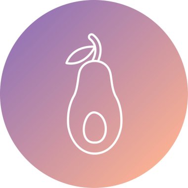 Meyve. Web simgesi vektör illüstrasyonu