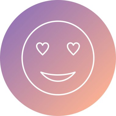 emoji. Web simgesi basit illüstrasyon