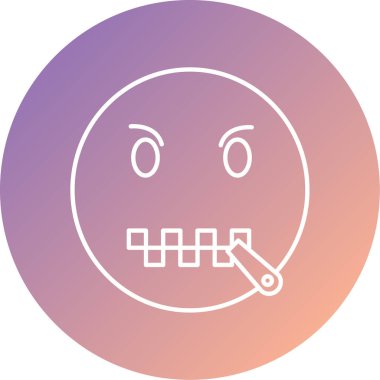 Yüz simgesi vektör illüstrasyonu