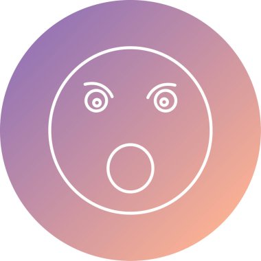 yüz simgesi, vektör illüstrasyonu