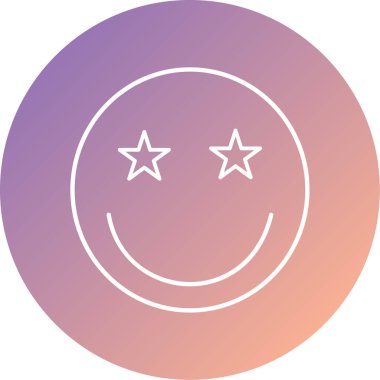 Emoji. Web simgesi vektör illüstrasyonu 