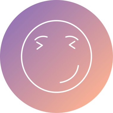 Emoji. Web simgesi vektör illüstrasyonu  