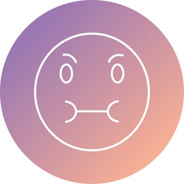 yüz simgesi, vektör illüstrasyonu 