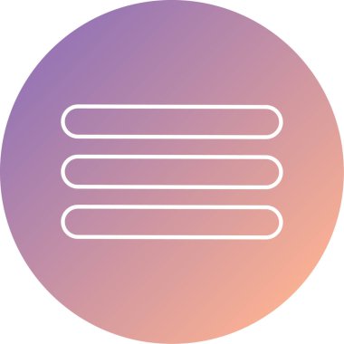 Tek bir simgenin vektör illüstrasyonu