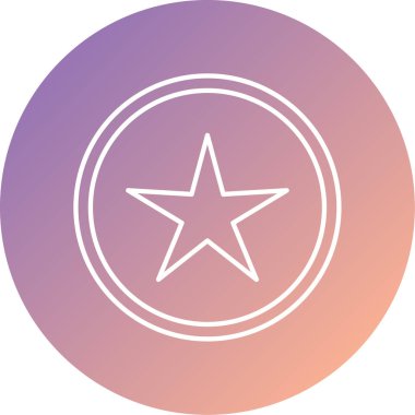 yıldız simgesi vektör illüstrasyonu