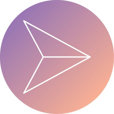 Yön oku. Basit resimleme