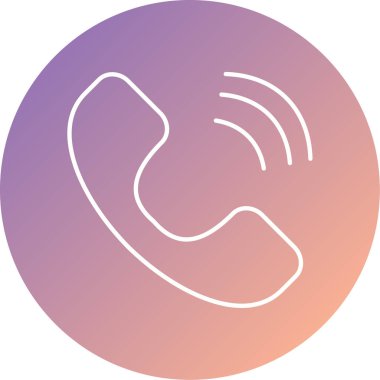 - Telefon. Web simgesi basit illüstrasyon