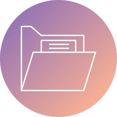 vektör dosya dizini simgesi