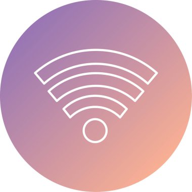 wifi simgesi vektör illüstrasyonu