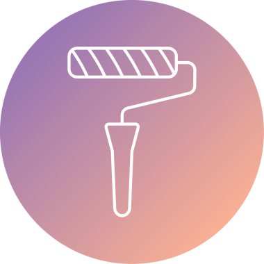 Boya silindiri. Basit resimleme