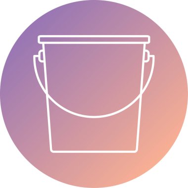 Tek kova simgesinin vektör illüstrasyonu