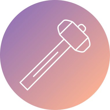 eşsiz ve onarım vektör çizgisi simgesi