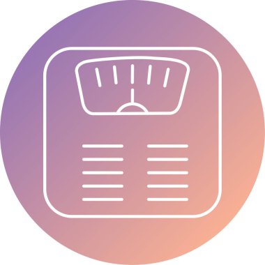 ağırlık ölçekli vektör illüstrasyonu