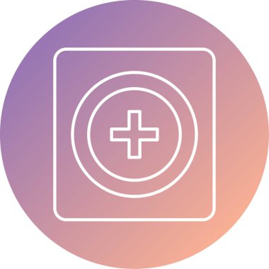 ekle. Web simgesi basit illüstrasyon