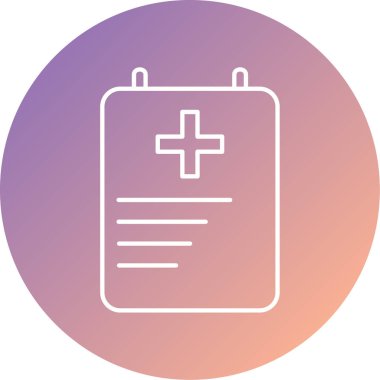 Hastane Simgesi Vektör İllüstrasyonu