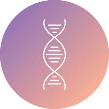 DNA simgesi vektör illüstrasyonu