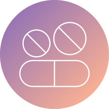 Web için hap vektör simgesi