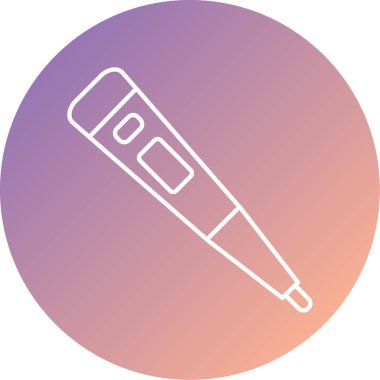 Basit vektör termometre resimleme